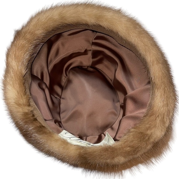 Vintage Real Mink Fur Women Hat - Picture 5 of 7